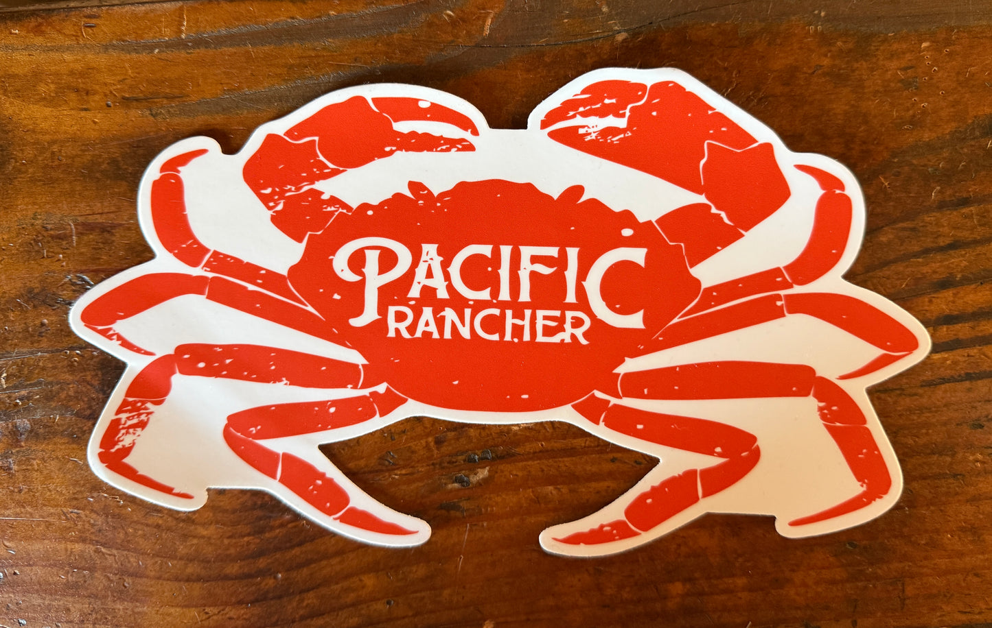 Pacific Rancher Crab Sticker