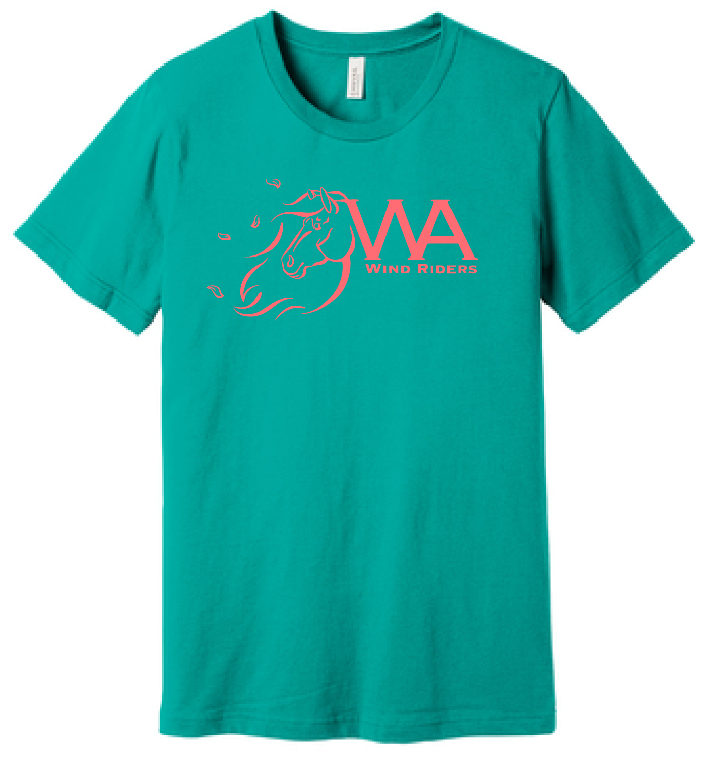 WIND RIDERS YOUTH TEE (CORAL LOGO)