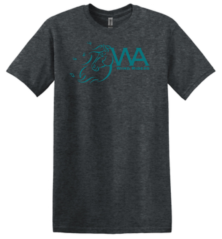 WIND RIDERS ADULT TEE (TEAL LOGO)