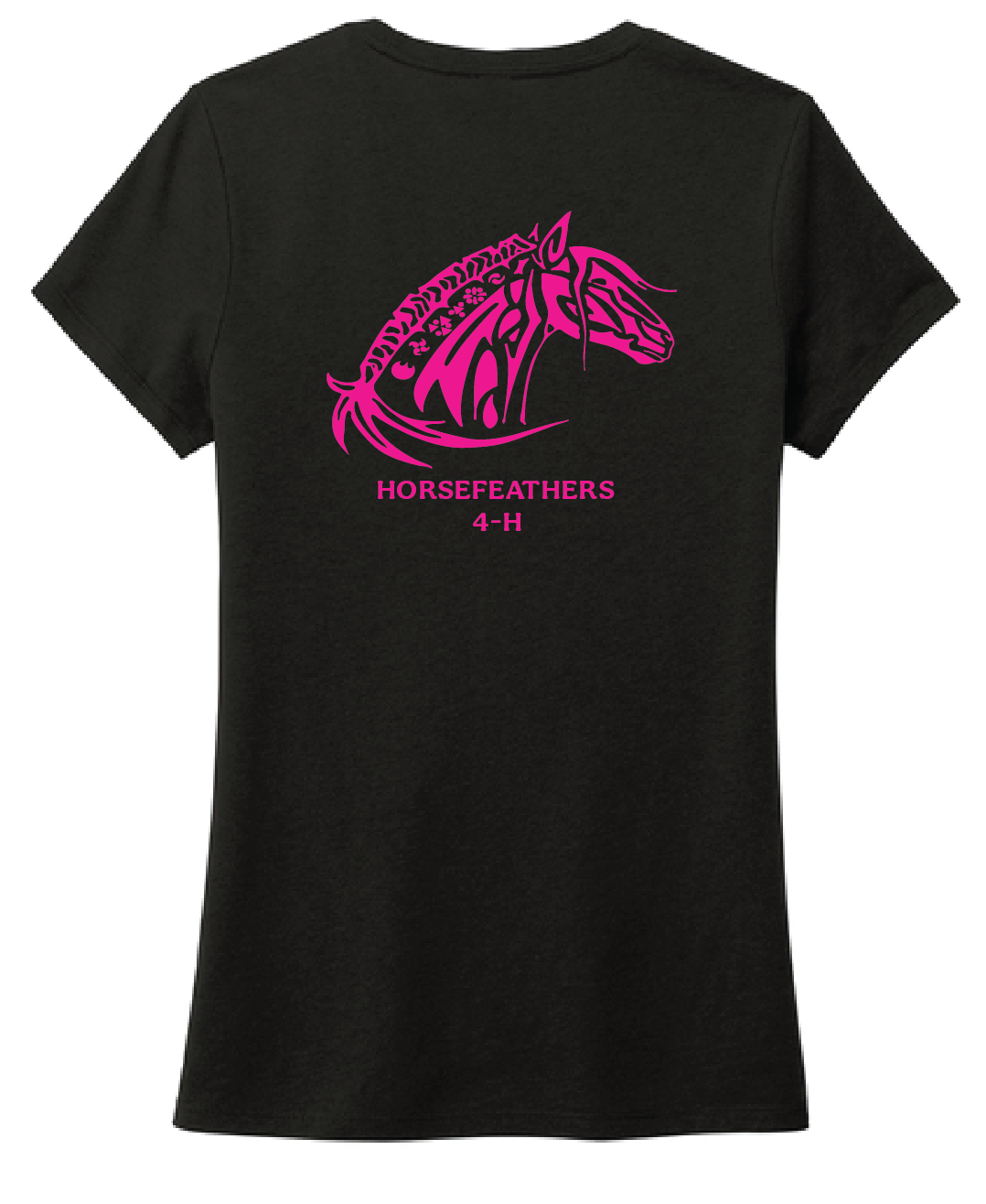 HORSEFEATHERS 4-H LADIES TEE
