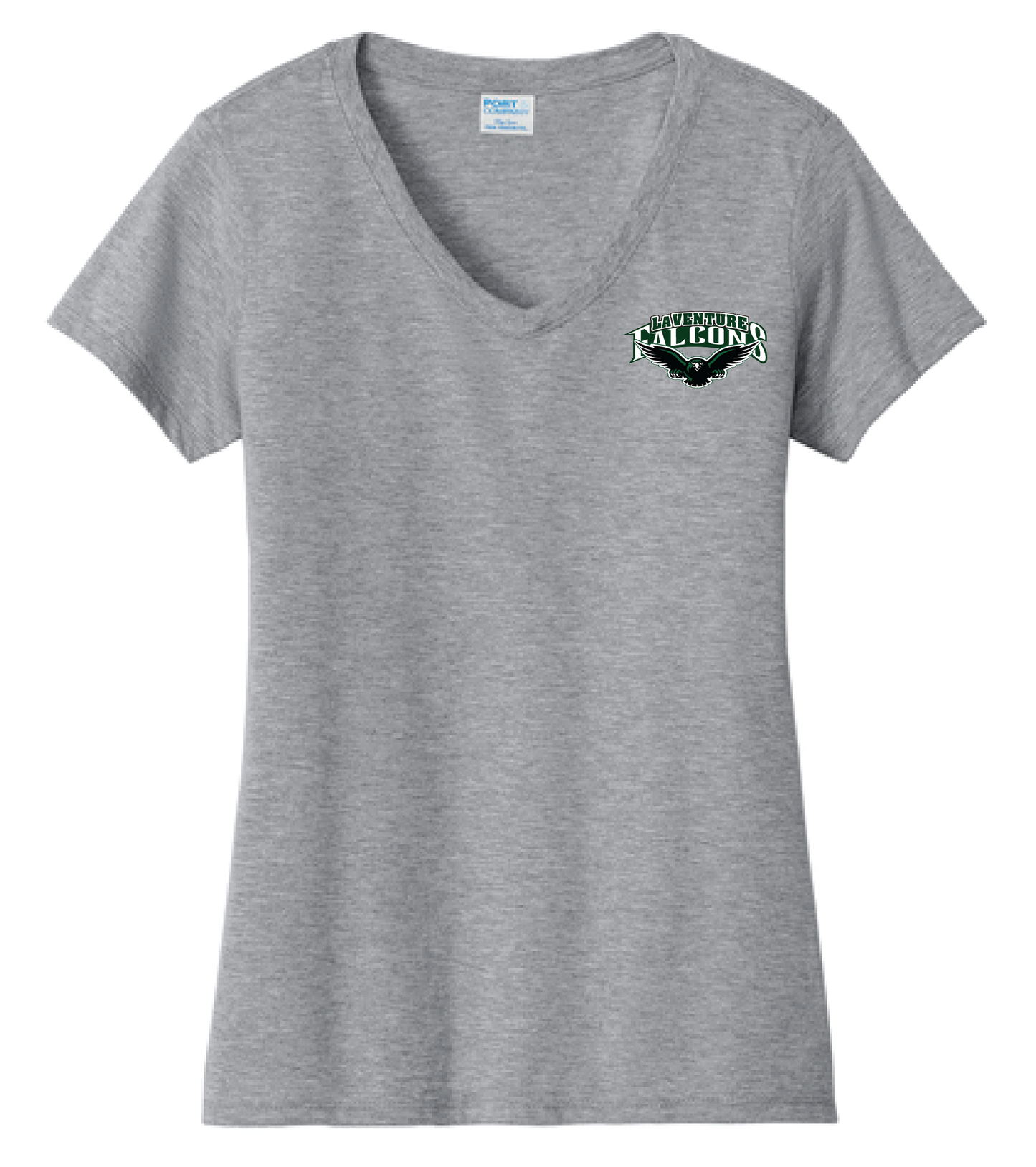 LaVENTURE FALCONS LADIES VNECK TEE