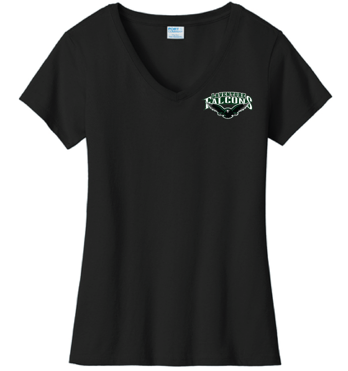 LaVENTURE FALCONS LADIES VNECK TEE