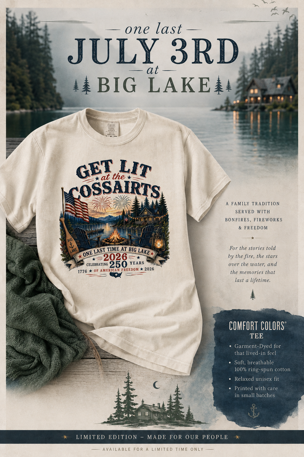 Cossairt's Big lake Finale Tee