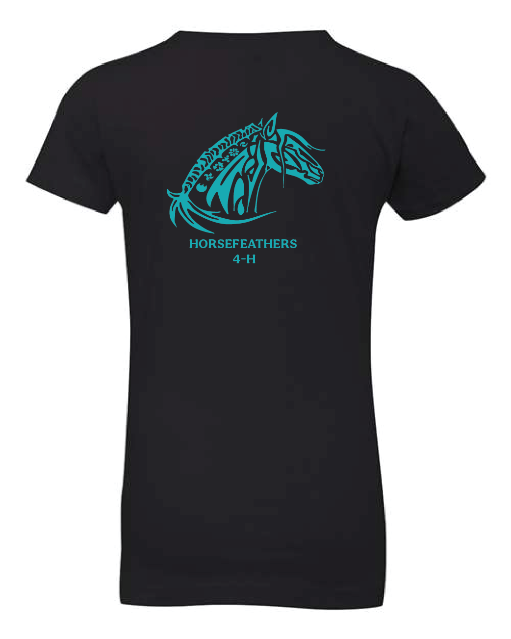 HORSEFEATHERS 4-H YOUTH GIRLS TEE