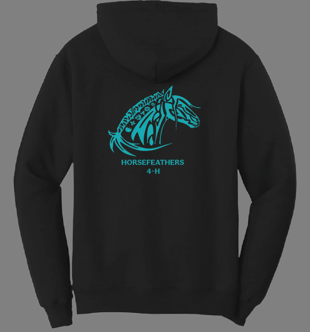 HORSEFEATHERS 4-H YOUTH ZIP-UP HOODIES