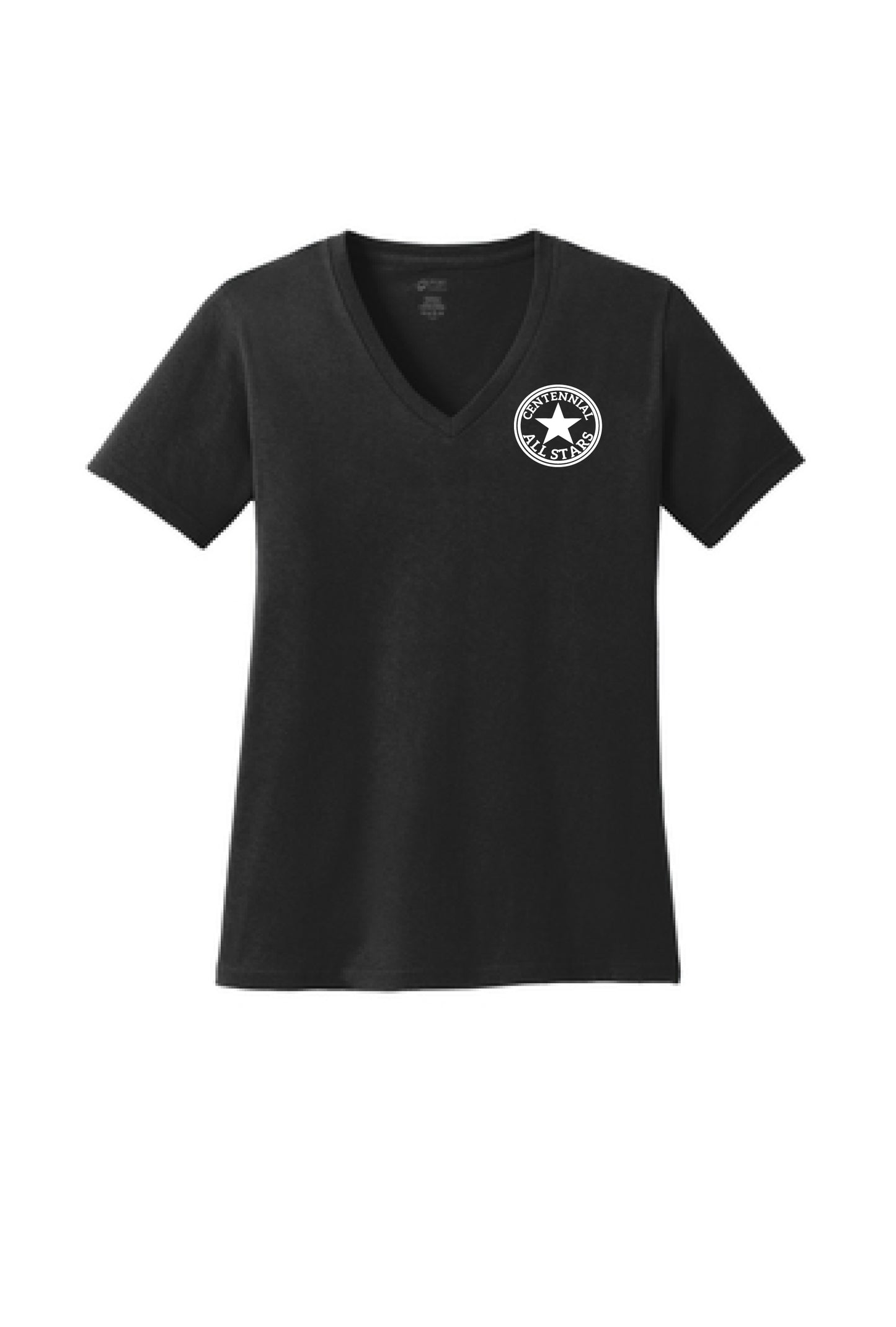 CENTENNIAL LADIES VNECK TEE