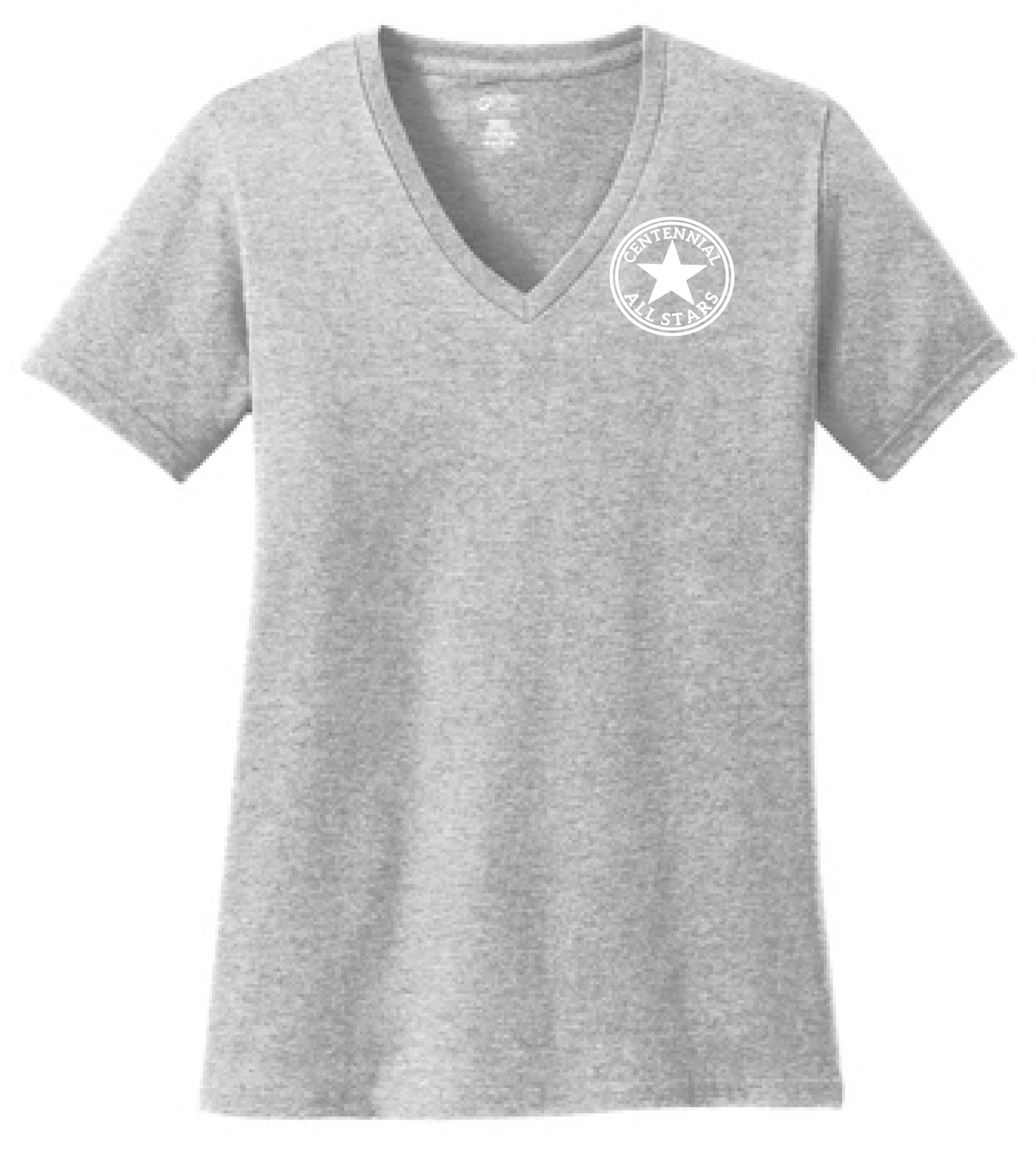 CENTENNIAL LADIES VNECK TEE