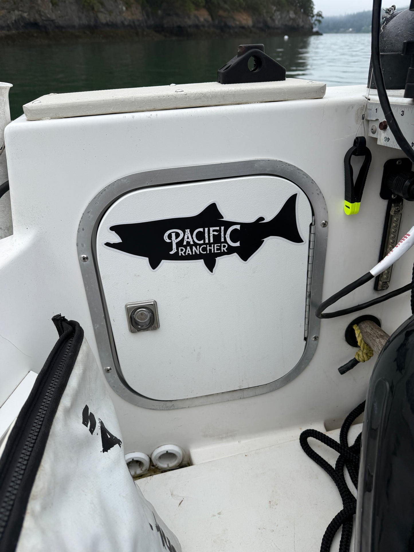 Pacific Rancher Salmon Sticker