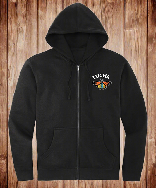 MVHS L.U.C.H.A. HOODED FULL ZIP SWEATSHIRT