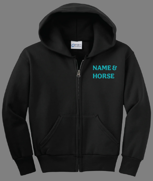 HORSEFEATHERS 4-H YOUTH ZIP-UP HOODIES