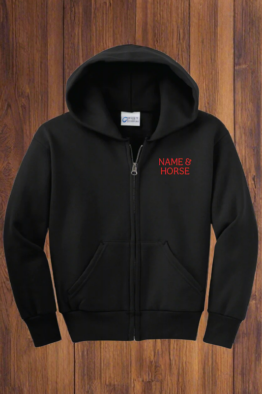 HORSEFEATHERS 4-H YOUTH ZIP-UP HOODIES
