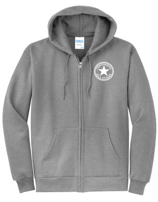 CENTENNIAL FULL ZIP FLEECE HOODIE