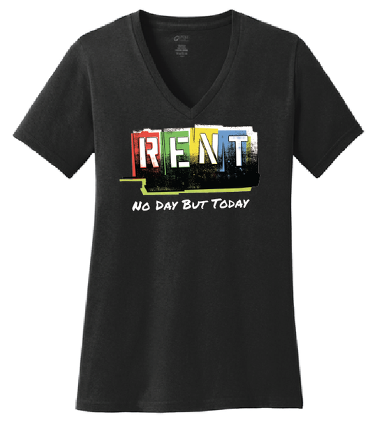 RENT Ladies V-neck tee