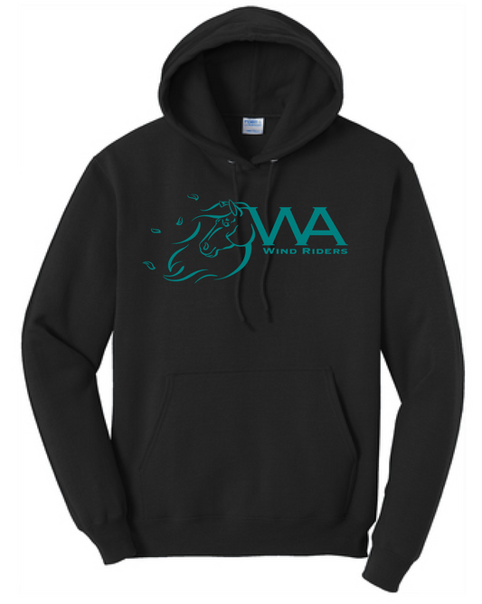 WIND RIDERS 4-H ADULT HOODIE (TEAL LOGO)