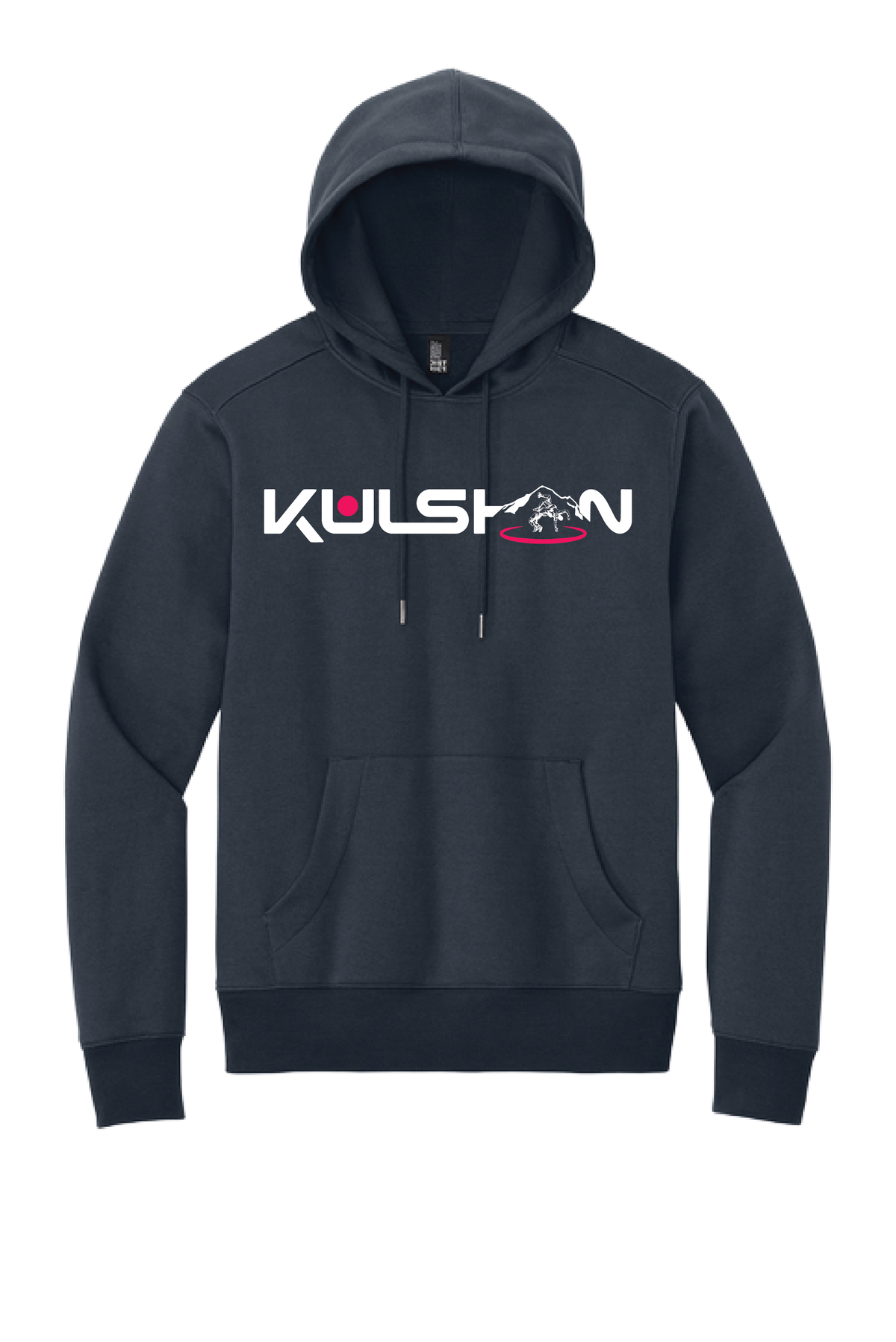 NAVY FLEECE HOODIE WITH KULSHAN WRESTLING LOGO