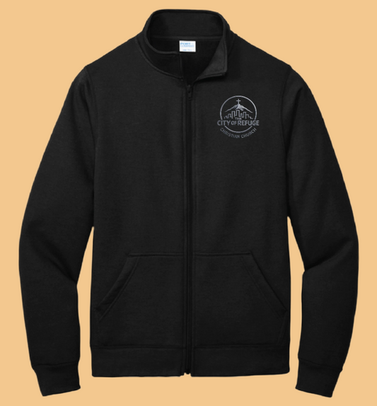 City of Refuge Christian Church Full Zip Cadet Sweatshirt