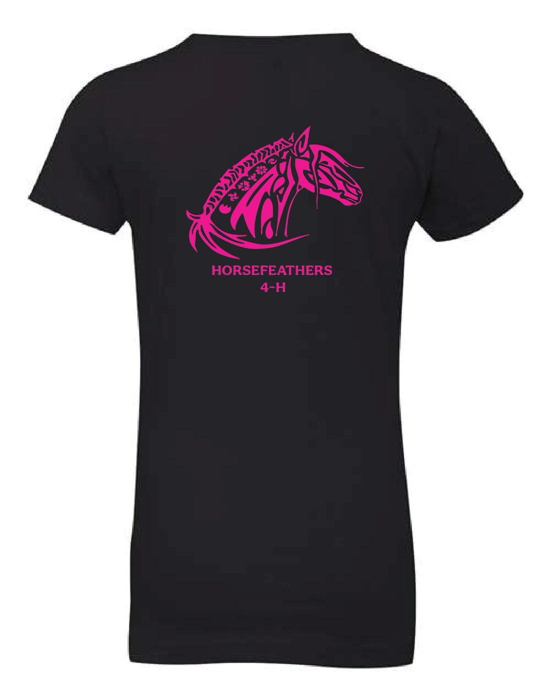 HORSEFEATHERS 4-H YOUTH GIRLS TEE