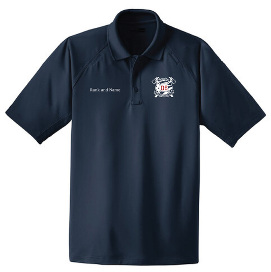 SCFD6 TACTICAL POLO EMBROIDERED LOGO, RANK AND NAME