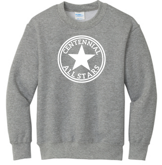 CENTENNIAL YOUTH FLEECE CREWNECK